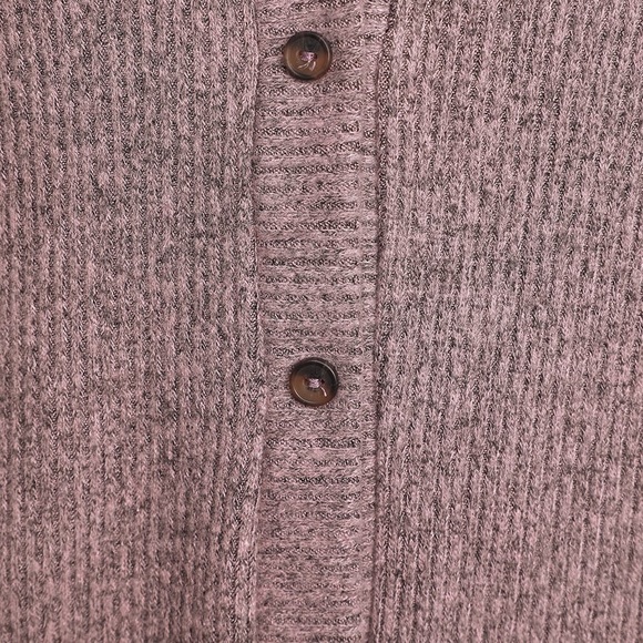 Heather Lavender Button-Front Sweater Dress - Picture 5 of 5